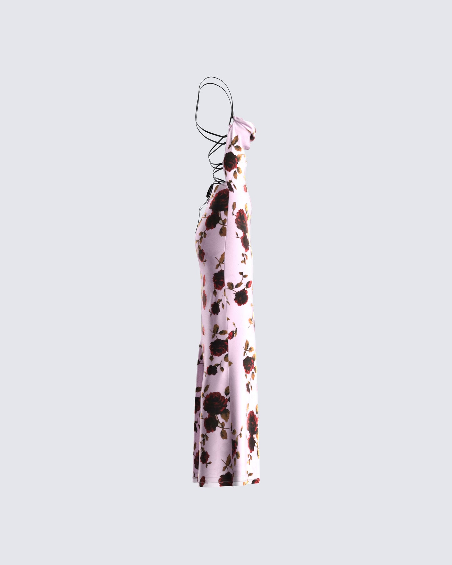 Lara Floral Velvet Burnout Dress