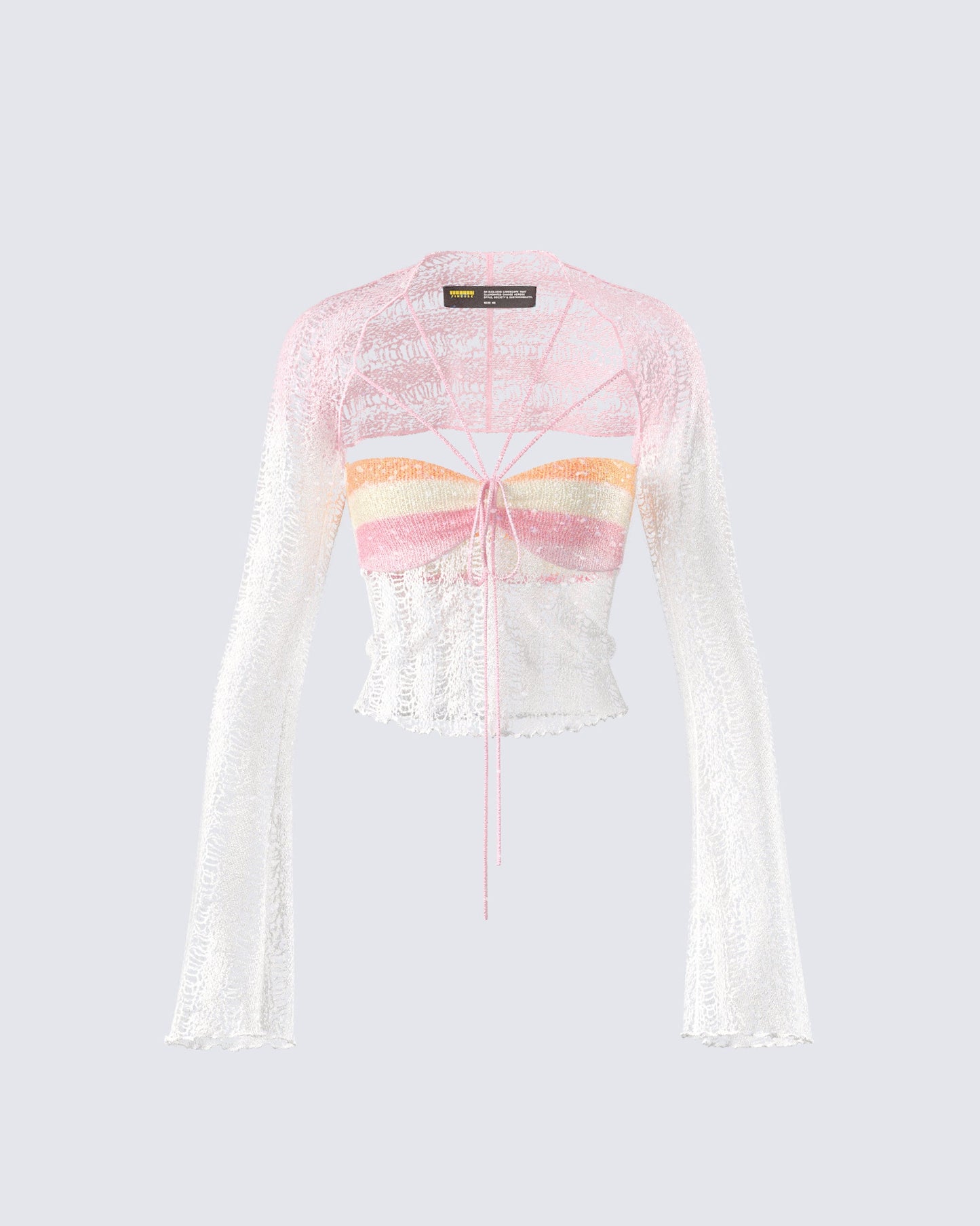 Vanessa Pink Sequin Knit Top