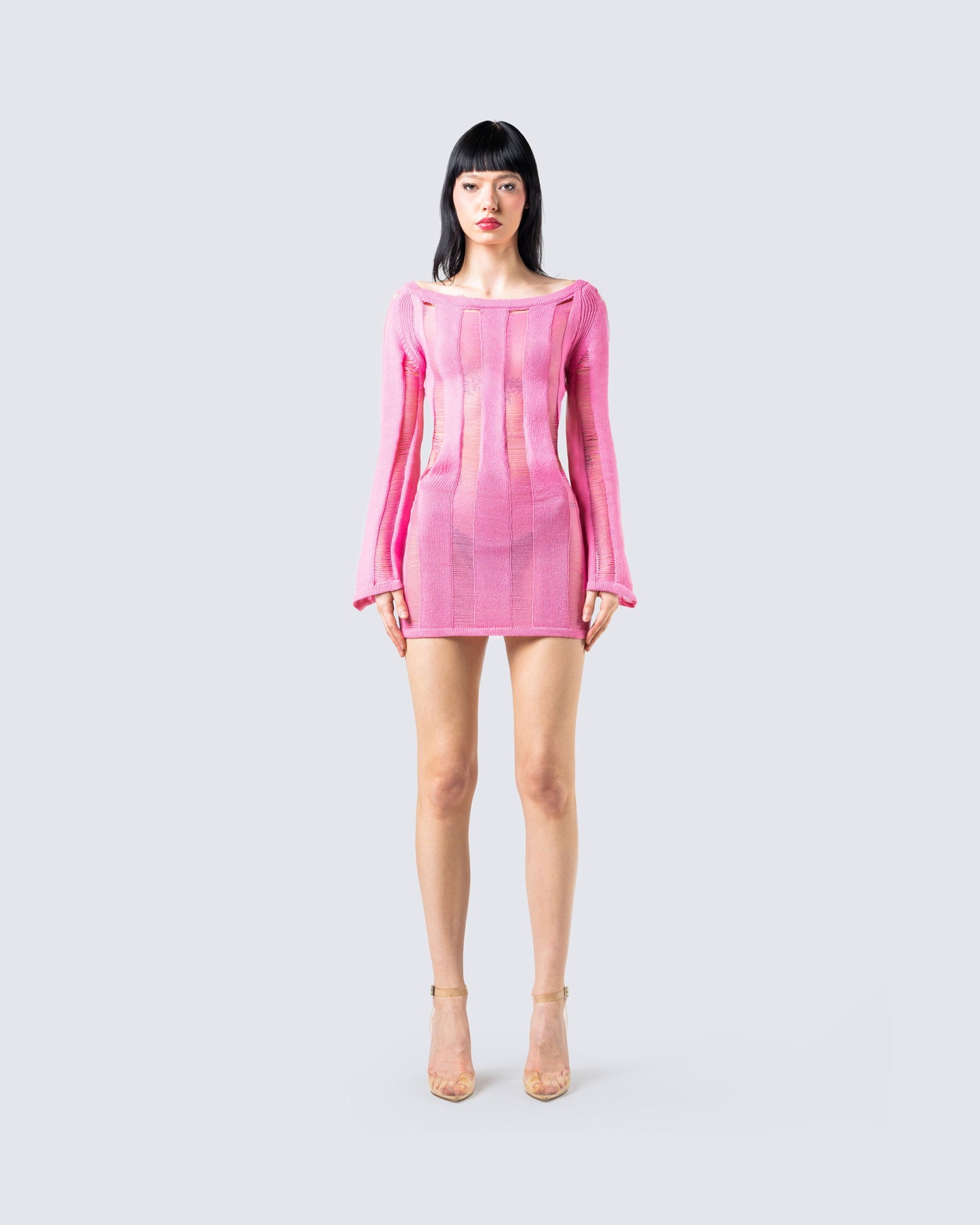 Mindy Pink Mini Dress