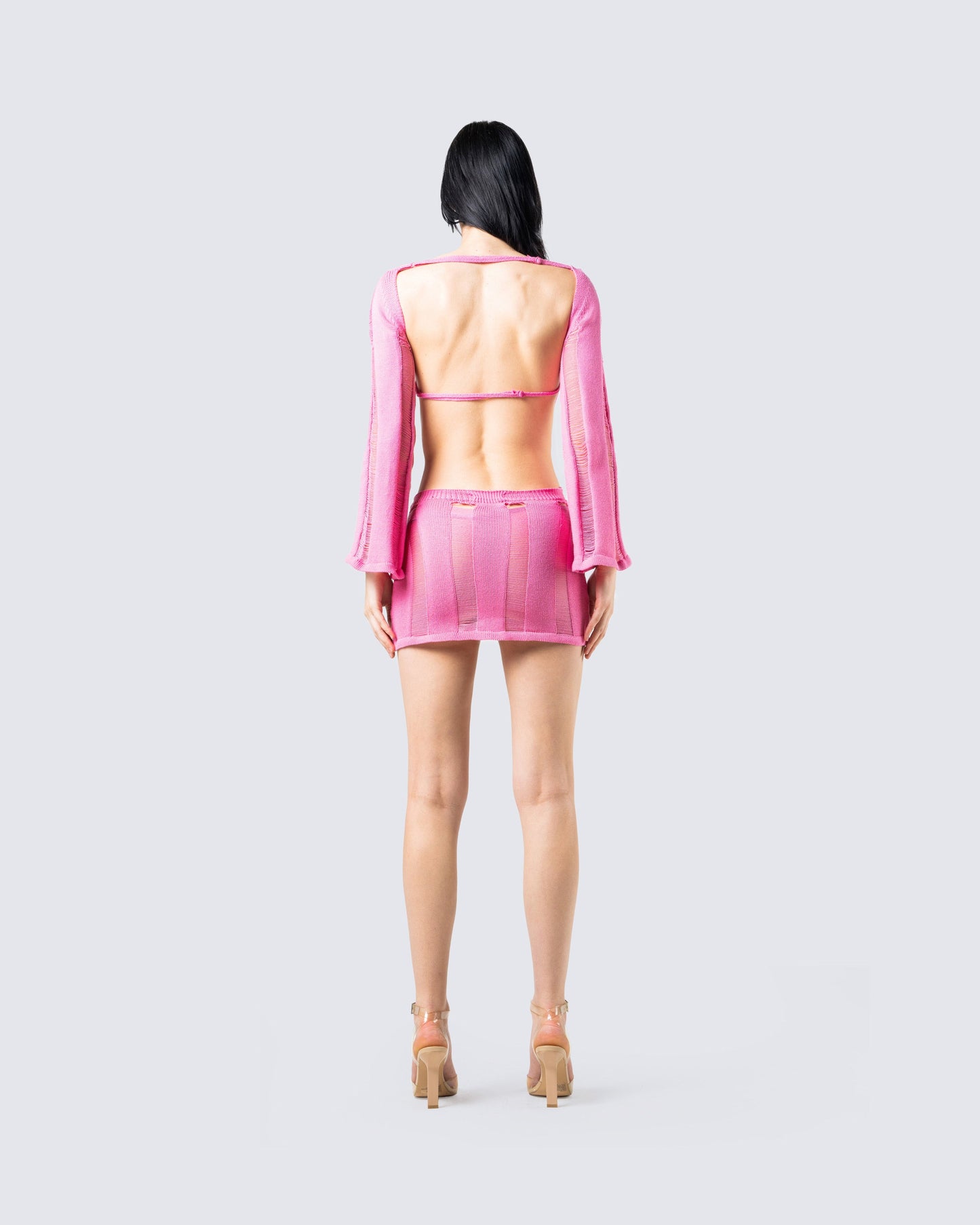 Mindy Pink Mini Dress