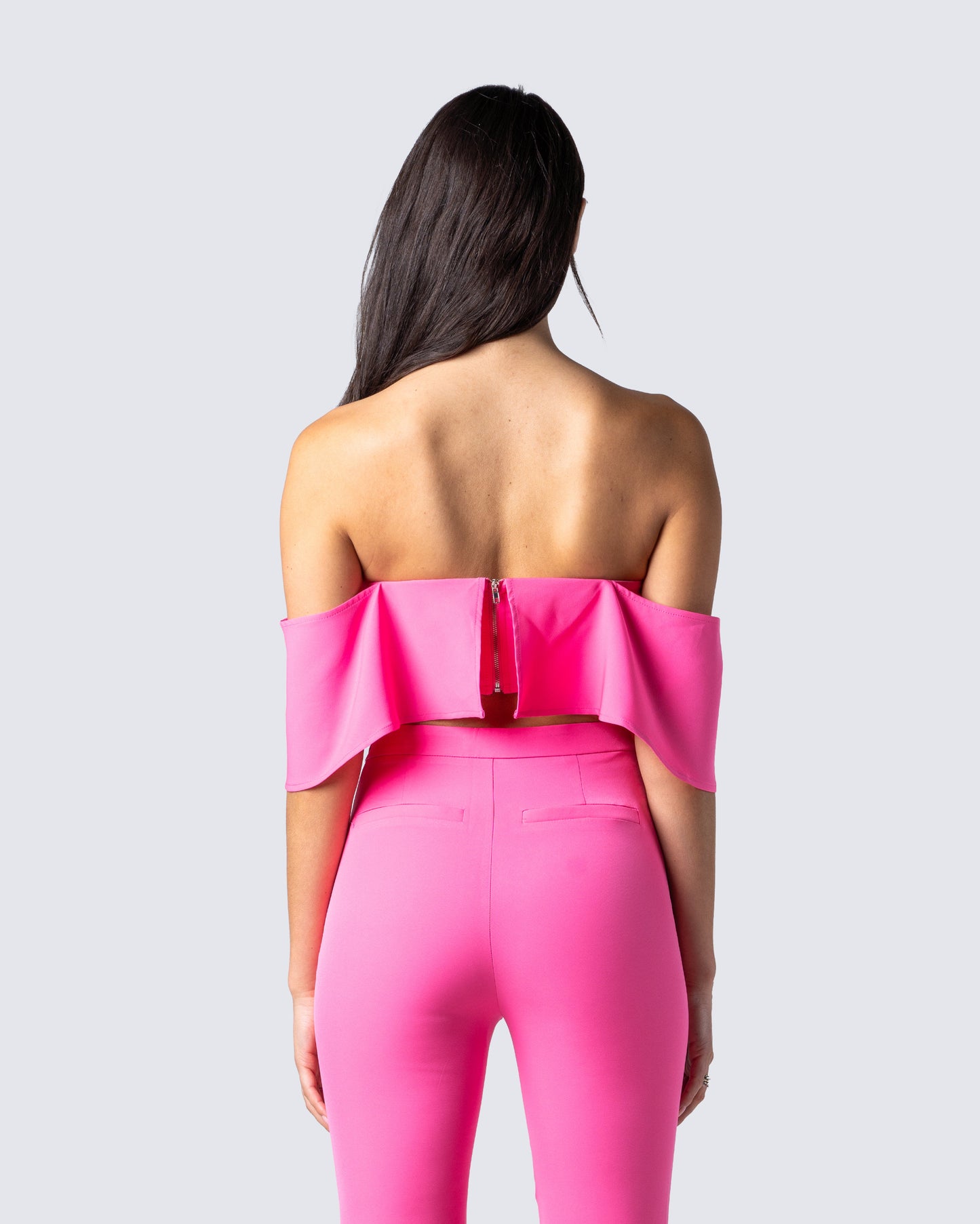Maro Pink Off Shoulder Top