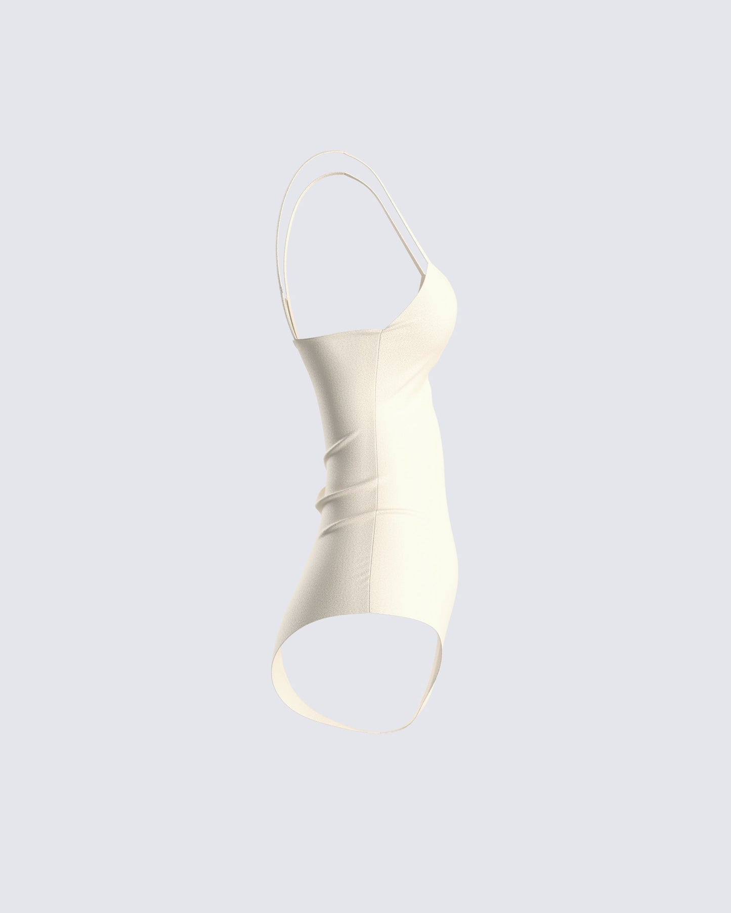 Regina Beige Knit Cami Bodysuit