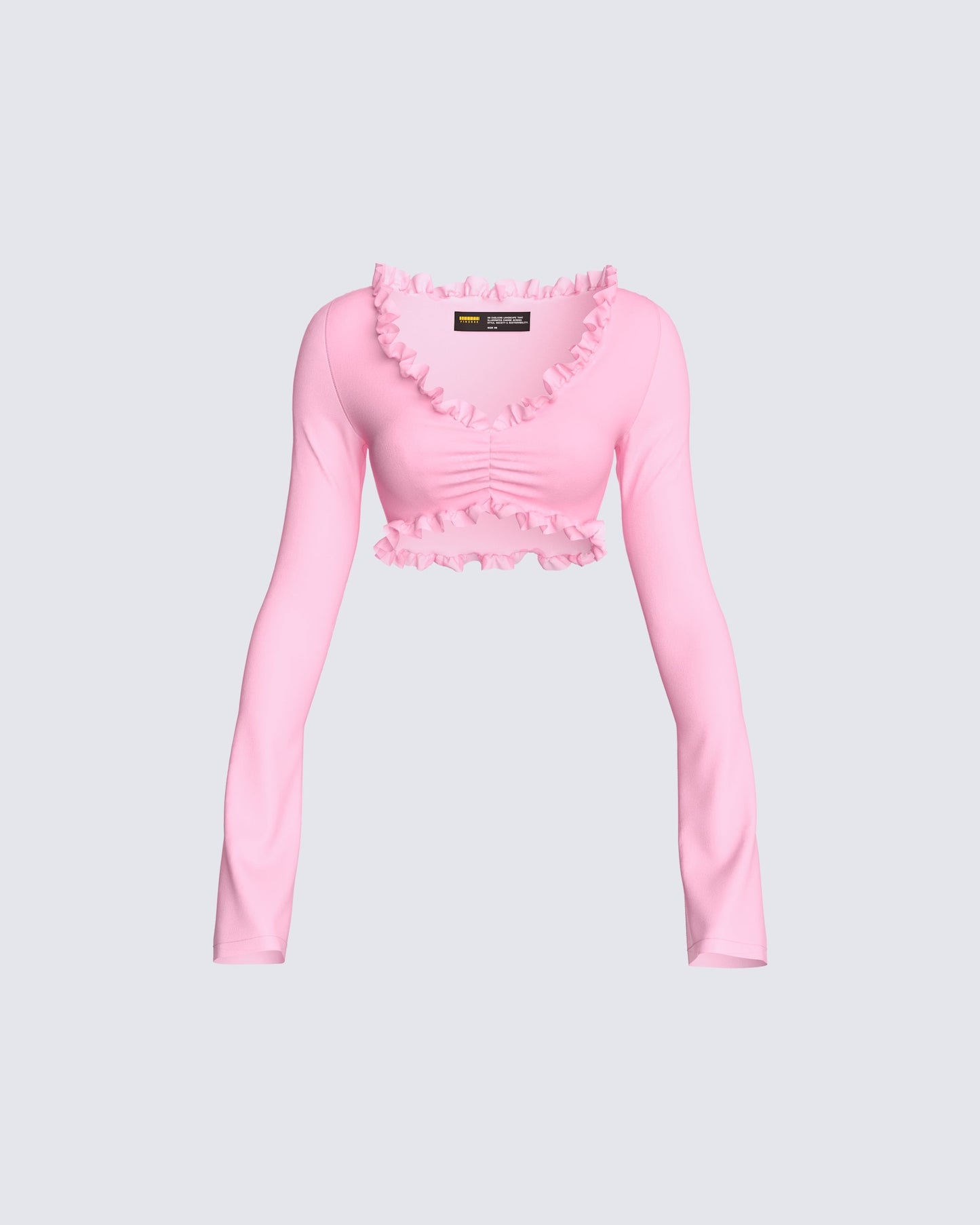 Peyton Pink Cropped Top